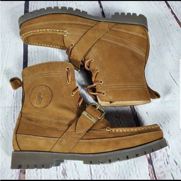 Classic Authentic Men’s Ralph Lauren Polo Ranger Boots,  Sz 9.5 NWOT - Picture 8 of 8